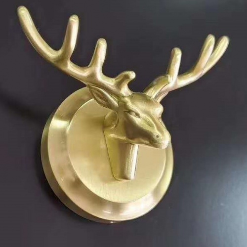 Двойной крючок Bronze de Luxe Royal 81152 Олень Бронза фото 2