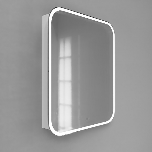 Зеркальный шкаф Jorno Briz 60 Bri.03.60/W с подсветкой с сенсорным выключателем фото 2