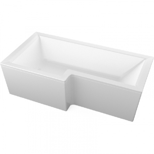 Акриловая ванна Marka One Linea 165x85 L Белый фото 3