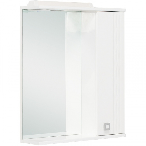 Зеркало со шкафом Onika Лига 52.01 205202 с подсветкой Белое