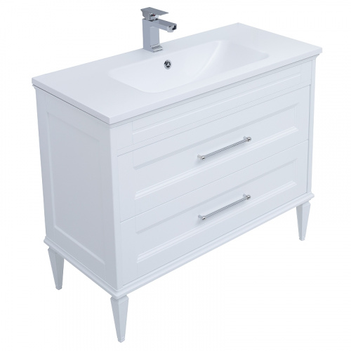 Комплект мебели для ванной Aquanet Бостон M 100 258284 подвесной Белый матовый фото 13