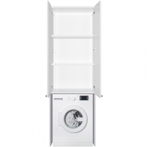 Шкаф пенал Style Line 68 АА00-000060 над стиральной машиной Белый фото 3