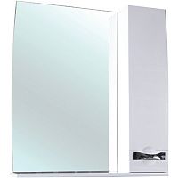 Зеркало со шкафом Bellezza Абрис 65 4619710001014 с подсветкой R Белое