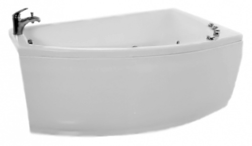 Акриловая ванна Triton Бэлла 140x75 белая, правая фото 5