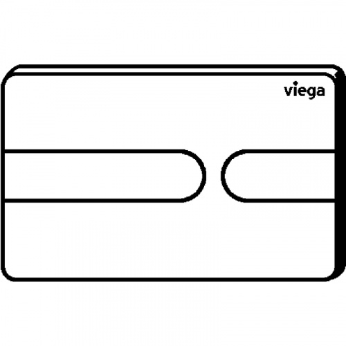 Клавиша смыва Viega Prevista Visign for Style 8613.1 773151 Белая матовая фото 3