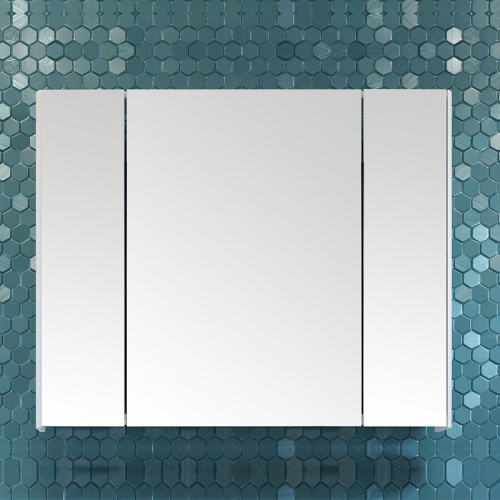 Зеркальный шкаф Акватон Беверли 100 1A237202BV010 Белый глянец фото 3