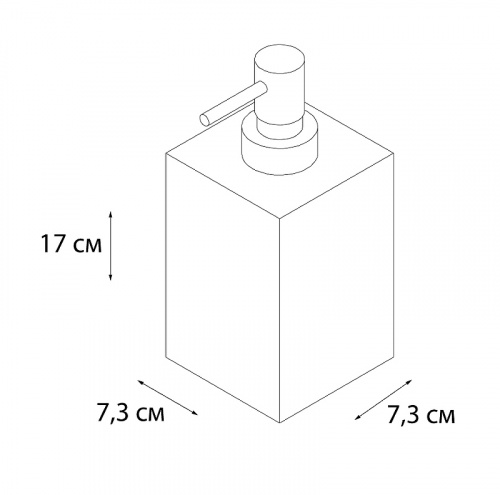 Дозатор для жидкого мыла Fixsen Punto FX-200-1 Серый, черный фото 2