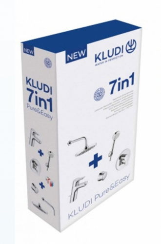 Комплект смесителей Kludi Pure&Easy 376300565 Хром фото 2