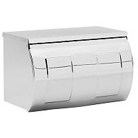 Держатель туалетной бумаги Raiber RP9086 с крышкой Хром