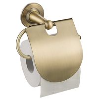 Держатель туалетной бумаги Timo Nelson 160042/02 с крышкой Бронза