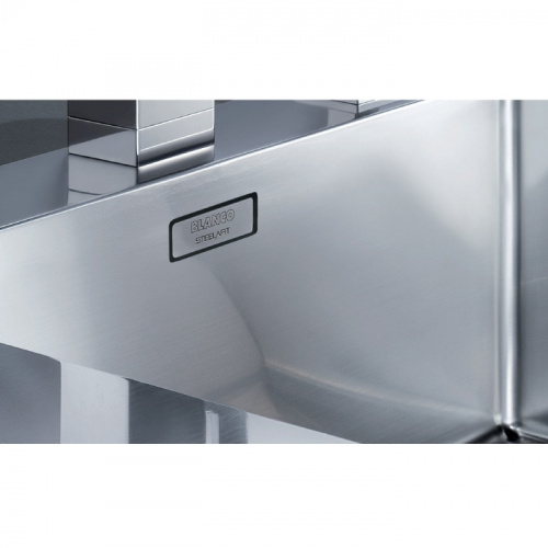 Кухонная мойка Blanco Flow XL 6S-IF Полированная сталь фото 2