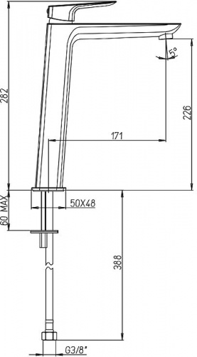 Смеситель для раковины Paini Nove 09PZ211LLSR Черный матовый фото 5