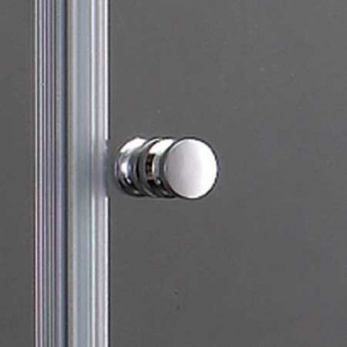 Душевая дверь в нишу Cezares ELENA-W-B-11-40+90-P-Cr-R профиль Хром стекло рифленое фото 3