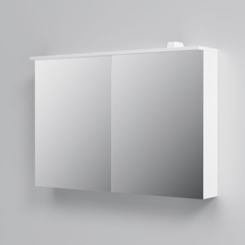 Зеркальный шкаф AM.PM Spirit V2.0 101 с подсветкой Белый фото 4