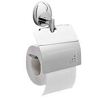 Держатель туалетной бумаги Raiber R70113 с крышкой Хром