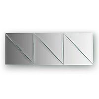 Зеркальная плитка Evoform Refractive 15х15 с фацетом 10 мм
