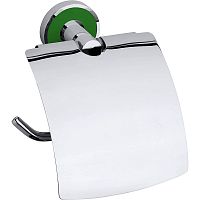 Держатель туалетной бумаги Bemeta Trend-i 104112018a с крышкой Хром Зеленый