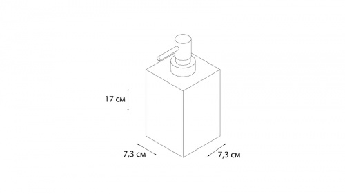 Дозатор для жидкого мыла Fixsen Blanco FX-201-1 Белый фото 2