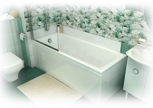 Акриловая ванна Triton Джена 150x70 белая фото 3