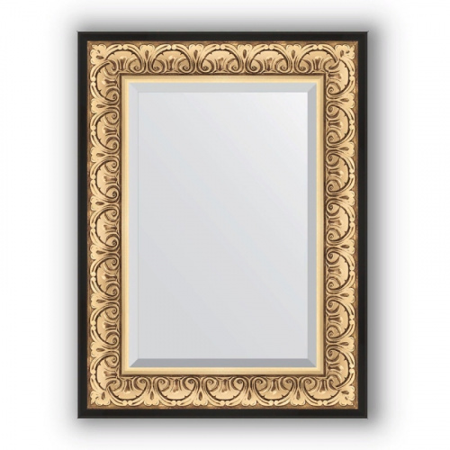 Зеркало Evoform Exclusive 80х60 Барокко золото