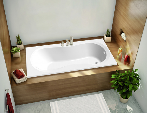 Акриловая ванна C-Bath Salus 120x70 CBQ006001 без гидромассажа фото 3