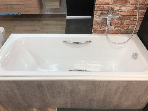 Чугунная ванна Jacob Delafon Parallel 150x70 E2949-00 с антискользящим покрытием фото 3