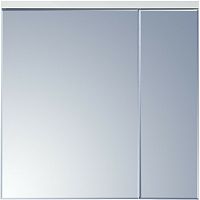 Зеркальный шкаф Акватон Брук 80 1A200602BC010 с подсветкой Белый