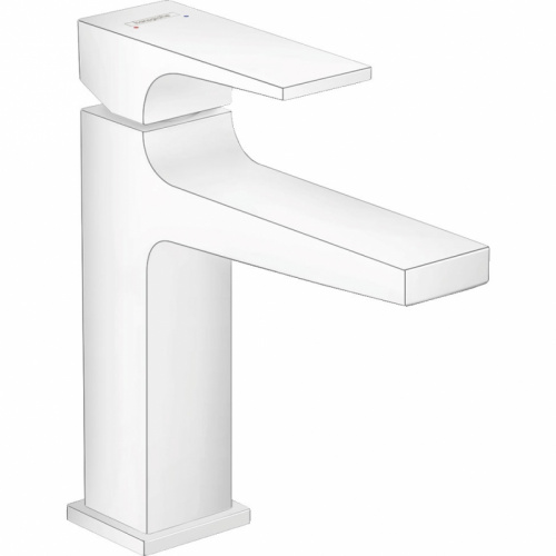 Смеситель для раковины Hansgrohe Metropol 32507700 Белый матовый