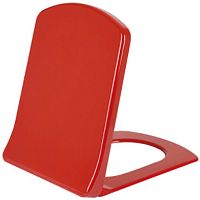 Сиденье для унитаза Creavit Lara KC1603.01.1100E Красное с микролифтом