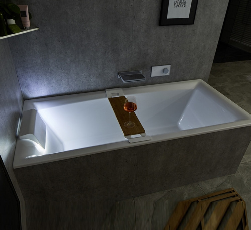 Акриловая ванна Riho Still Square 180х80 LED R без гидромассажа фото 7