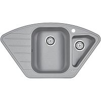 Кухонная мойка Paulmark Wiese 89 PM529050-GRM Серый металлик