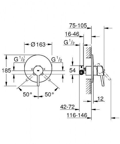 Смеситель для душа Grohe Concetto new 32213001 Хром фото 3