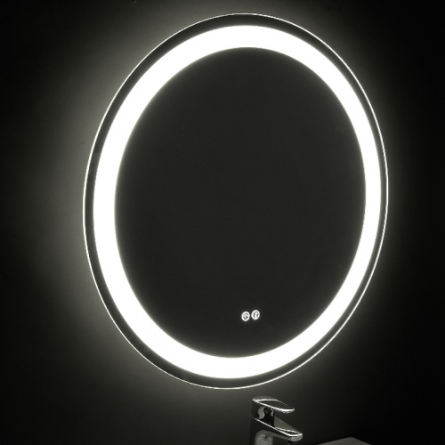 Зеркало Акватон Анелло 75 1A260702AK010 с подсветкой с сенсорным выключателем и подогревом фото 2