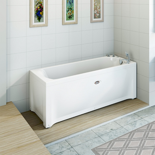 Акриловая ванна Radomir Wachter Кэти 1 168x70 с гидромассажем форсунки Белые фото 2