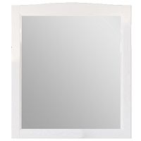 Зеркало ValenHouse Эллина 80 E80_ЗБ Белое с отверстиями под светильники