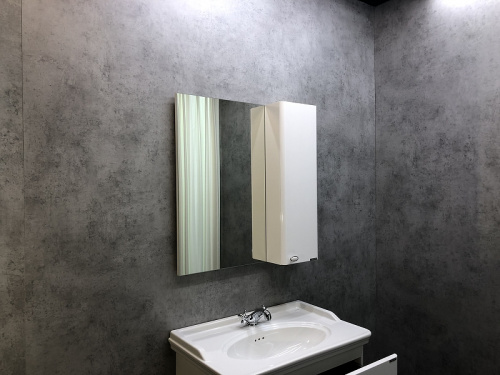 Зеркало со шкафом Comforty Неаполь 80 00004147561 Белое фото 3