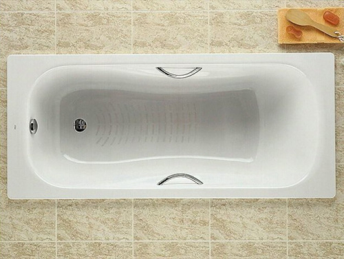 Стальная ванна Roca Princess 150x75 2204E0000 с антискользящим покрытием фото 2