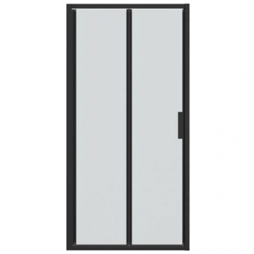 Душевая дверь Bravat Black Line 100 BD100.4121B профиль Черный стекло прозрачное