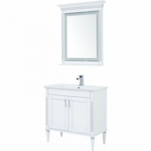 Комплект мебели для ванной Aquanet Селена 70 273433 Белый Серебро фото 3