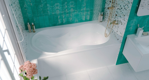 Фронтальная панель для ванны 1MarKa Taormina 180 02та1890 Белая фото 3
