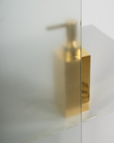 Шторка на ванну BelBagno UNO-VF-2-150/145-M-Cr профиль Хром стекло матовое фото 5