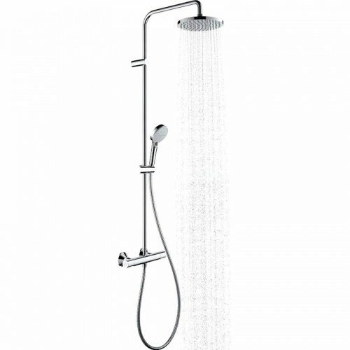 Душевая система Hansgrohe Vernis Blend Showerpipe 26276000 с термостатом Хром фото 2