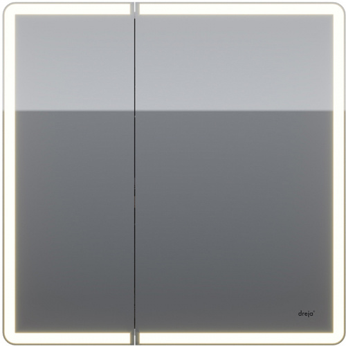 Зеркальный шкаф Dreja Point 80 99.9034 с подсветкой Белый с инфракрасным выключателем фото 4
