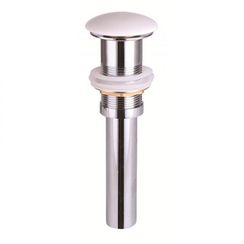 Донный клапан для раковины Ceramica Nova CN2000 click-clack Белый