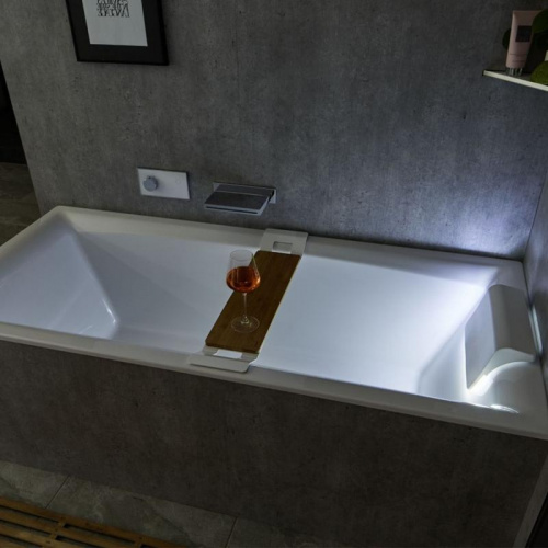 Акриловая ванна Riho Still Square 170x75 LED R без гидромассажа фото 8