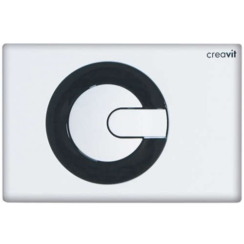Клавиша смыва Creavit Power GP5001.02 Черно-белая