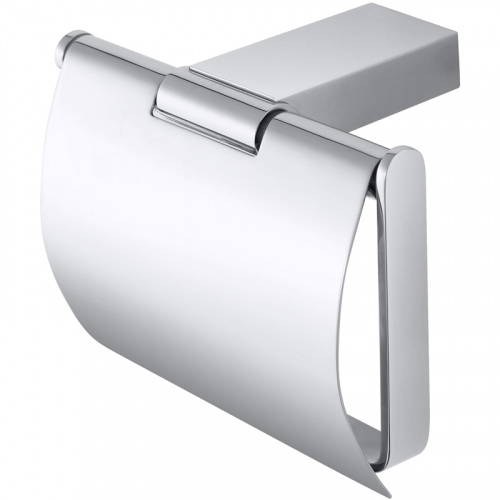 Держатель туалетной бумаги Bemeta Via 135012012 с крышкой Хром фото 2