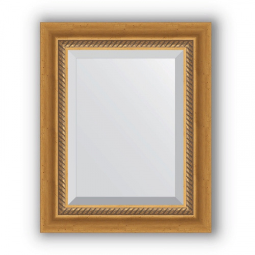 Зеркало Evoform Exclusive 53х43 Состаренное золото с плетением