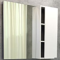 Зеркало со шкафом Comforty Милан 90 00004137130 Белый глянец