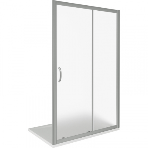 Душевая дверь в нишу Good Door Infinity WTW-120 120 профиль Хром стекло прозрачное фото 3